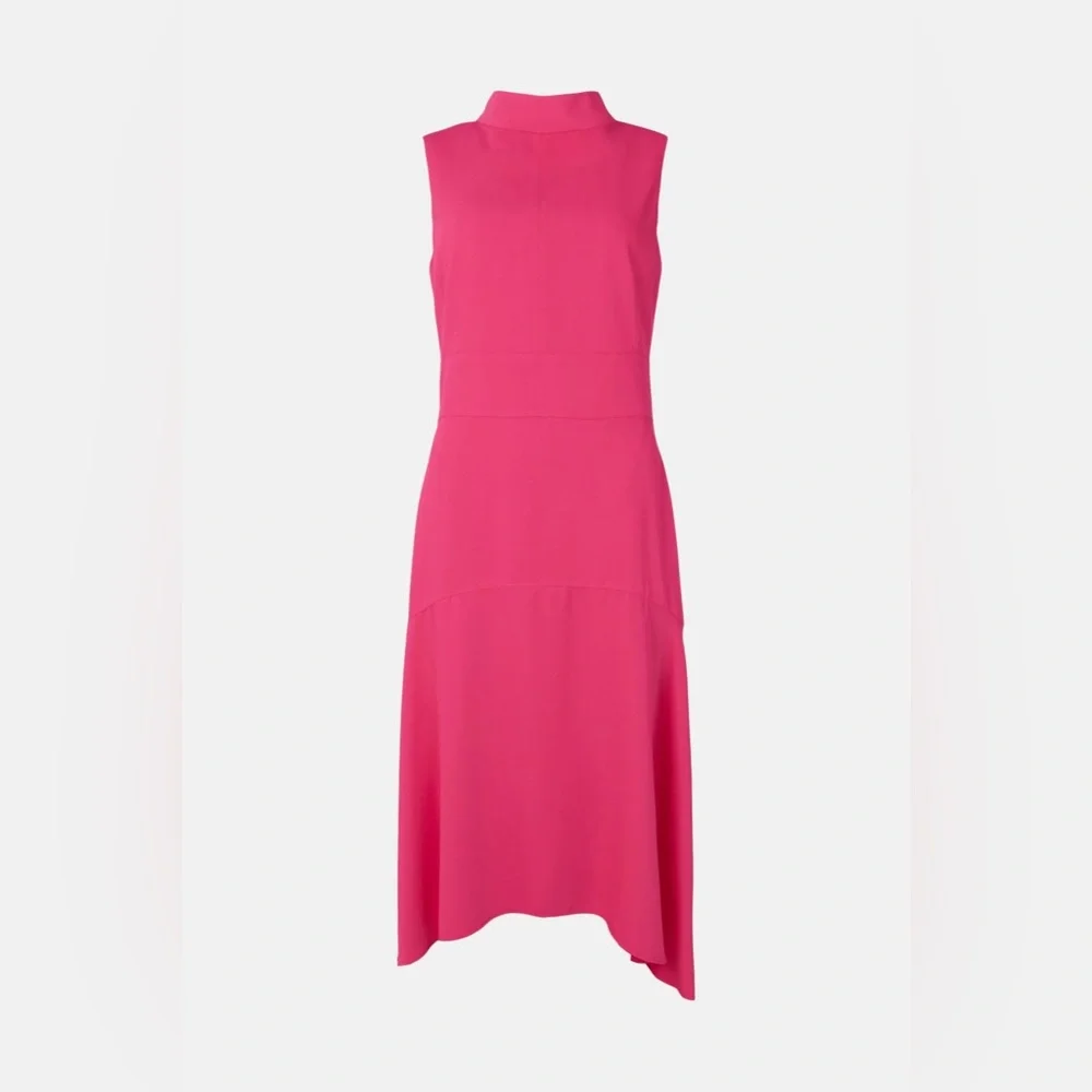 Karen Millen Soft Tailored High Low Midi Dress - Picture 2 of 6